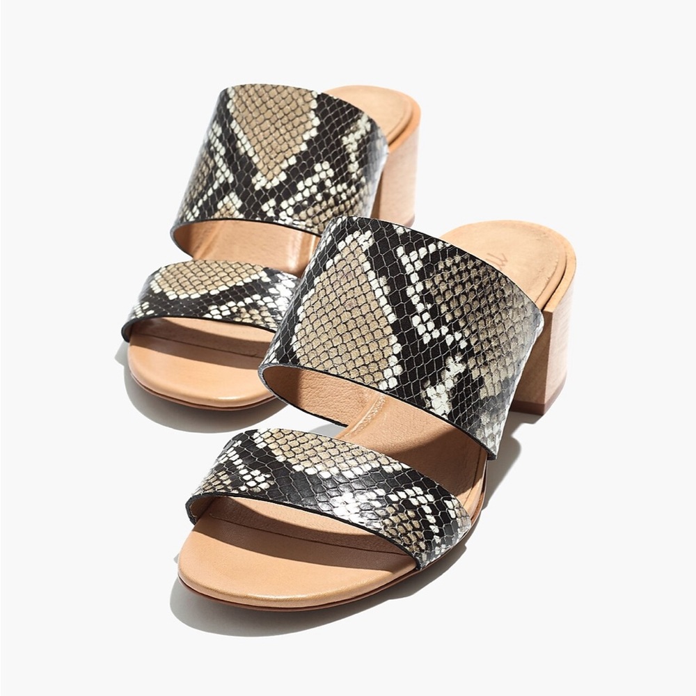 MADEWELL The Kiera Mule in Embossed Leather size 8